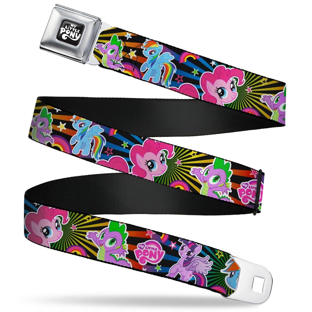 6956 My Little Pony Belt, Seatbelt Buckle Belt, My Little Pony Ponies